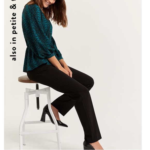 Reitmans The New Classic Straight Pants With Side Metal Buckles - Picture 4 of 9